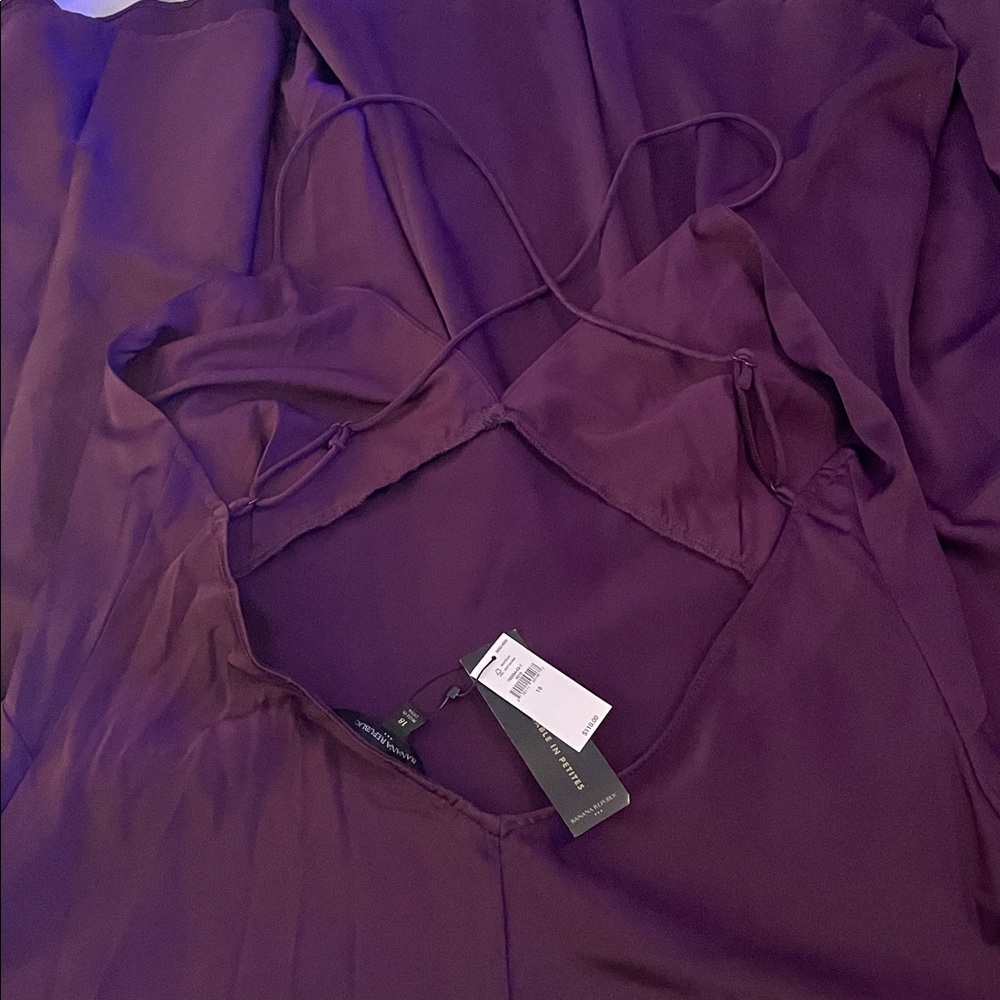 NWT Asymmetrical Seam Midi Slip Dress - size 18 - Picture 3 of 9